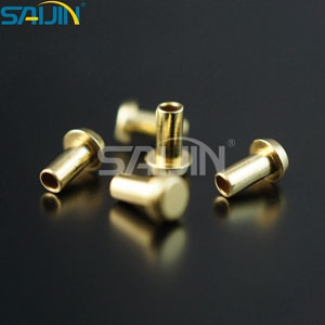 Metal fittings manufacturers- Blind Brass Contact Rivet
