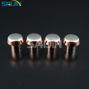 Powder Metallurgy Contacts Supplier_Tri-metal Contact Rivets