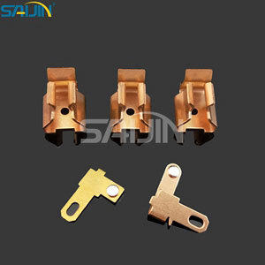 Rivet contact manufacturer_Copper Stamping Spring Contacts 