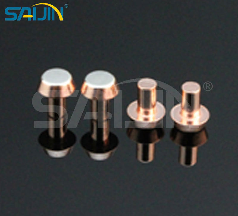 Electrical Silver AuNi/CuNi Bimetal Contact Rivets