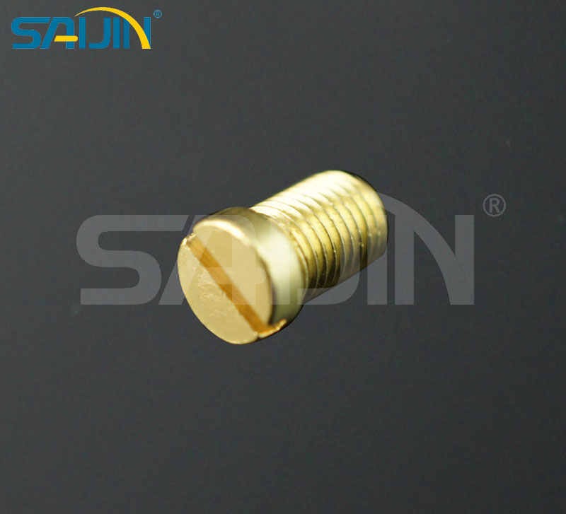 Flat Brass Screw