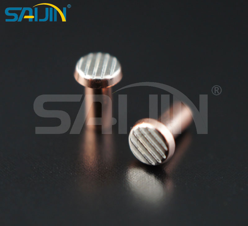 Embossing Stamp Head Shape Bimetal Contact Rivet