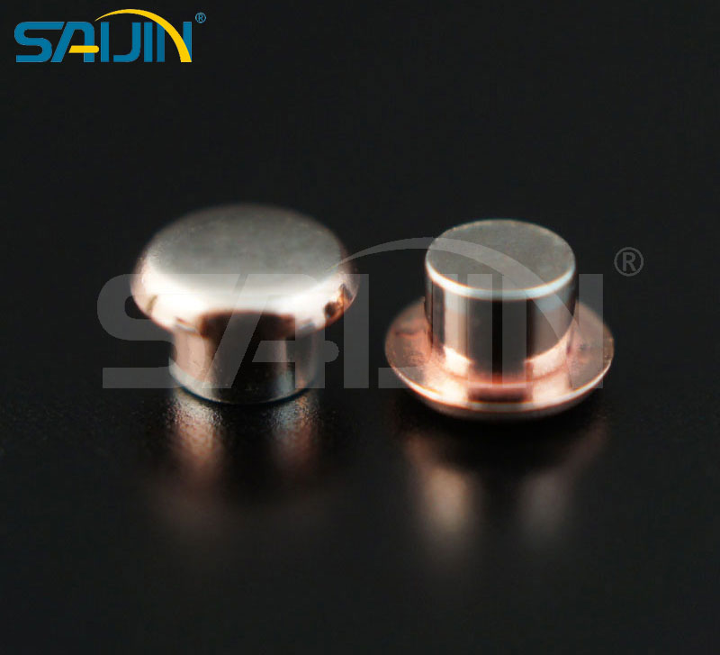 FAg/Cu/FAg Tri-metal Contact Rivets