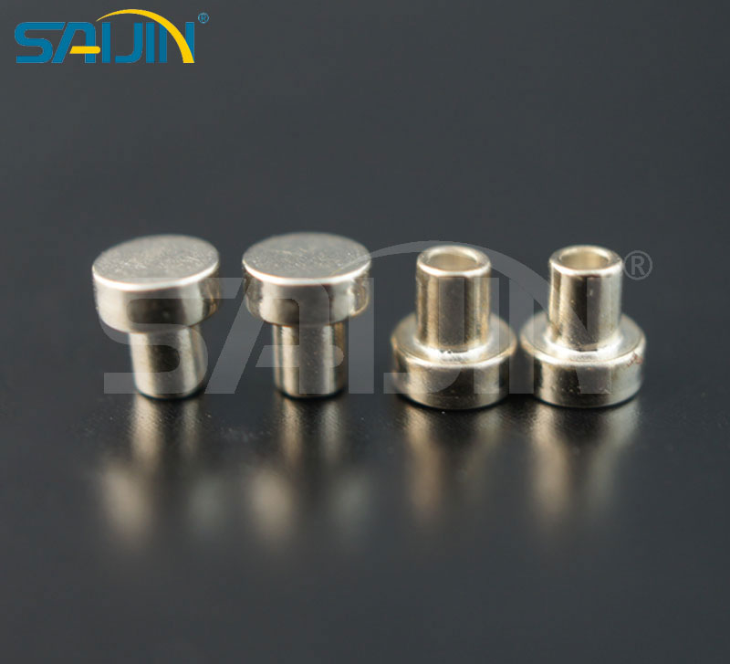 Horn Tungsten Rivet Half Hollow