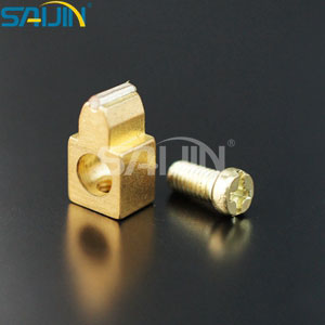 Solid Rivet Supplier_Electrical Terminal Brass block riveted