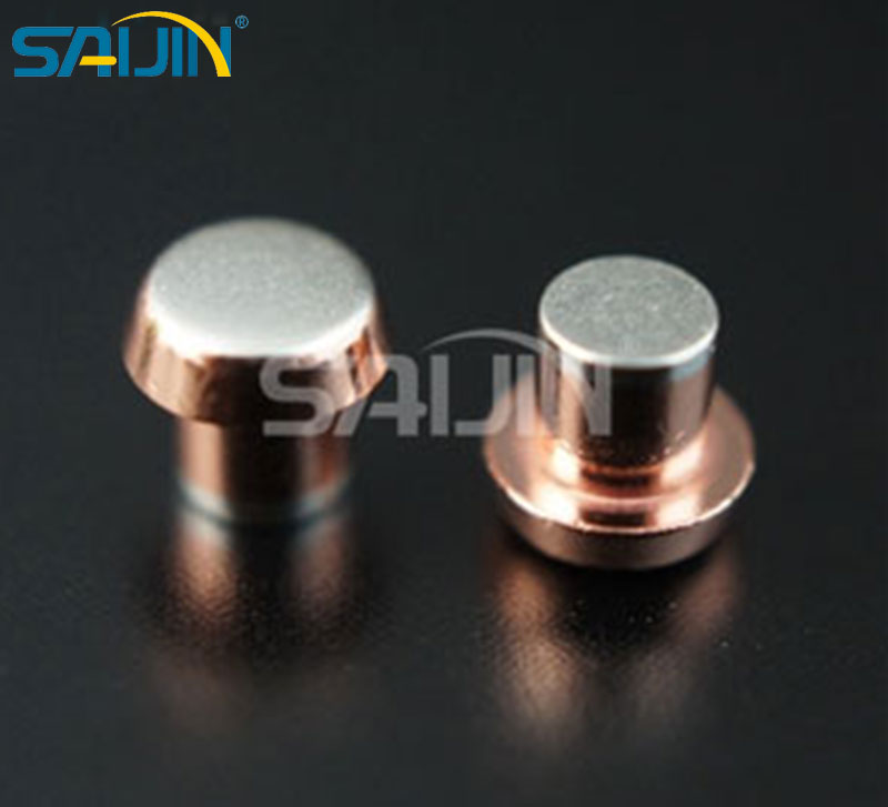 AgCuO/Cu/AgCuO Tri-metal Contact Rivets