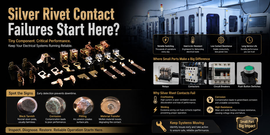 Silver-Rivet-Contact-Failures